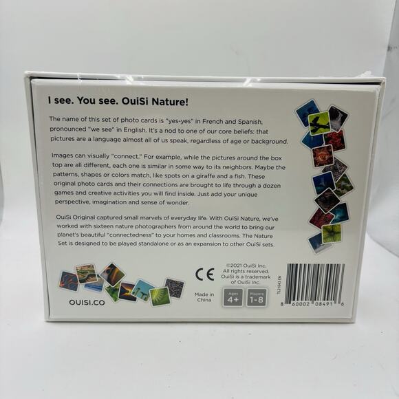 Ouisi Nature Games of Visual Connection 210 Picture Cards Memory NIB NEW Sealed - Picture 2 of 7